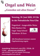 Picture of the event Orgel trifft Wein