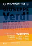 Konzertwerbung mit hinterlegten Streifen, von oben nach unten dunkler werdend