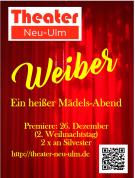 Plakat zur Produktion "Weiber. Ein heißer Mädels-Abend"