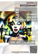 Plakat zur Ausstellung von MB - 21or1 - Markus Botzenhart