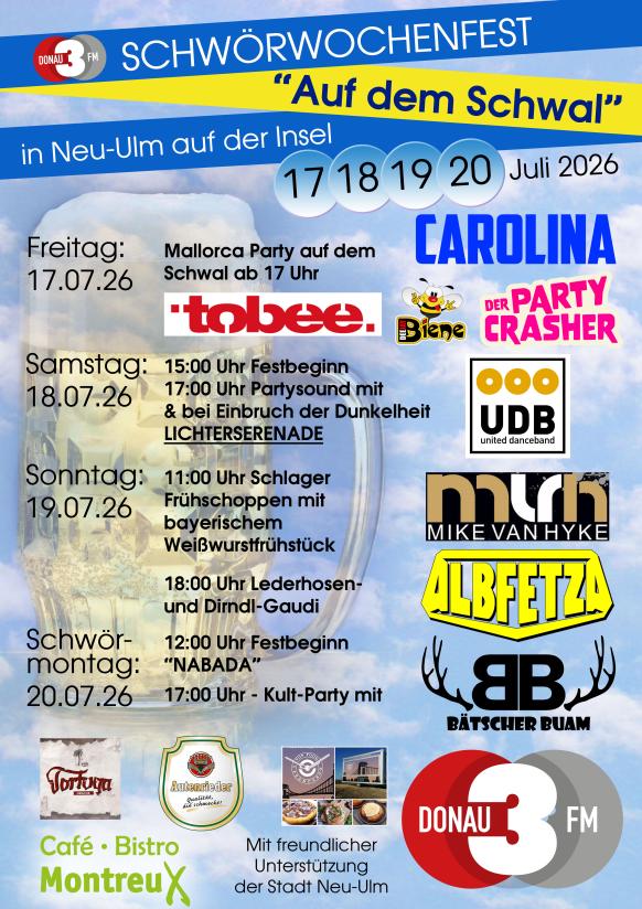 Programm Schw&ouml;rwochenfest 2026