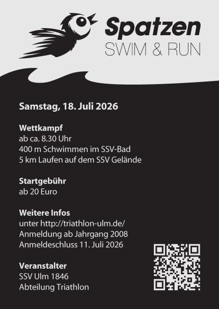 Flyer Spatzen Swim&Run