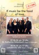 Plakat des Ensembles Akkordverdächtig