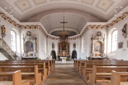 Kirche St. Andreas, Herrlingen, innen