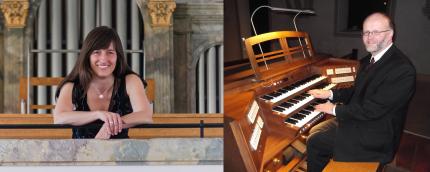 Sopranistin Anita Atzinger und Organist Siegfried Gmeiner