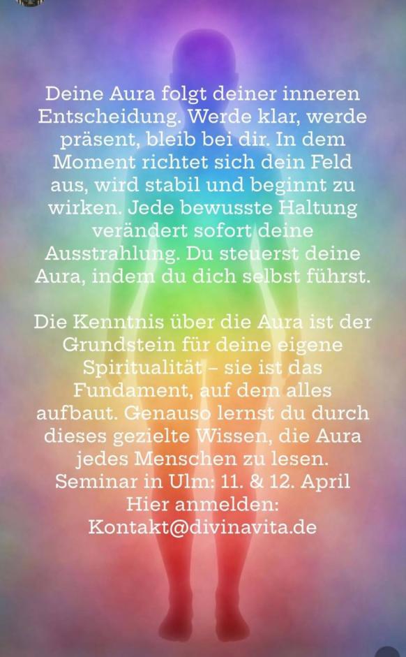 Es ist der stilisierte Umriß eines Menschen, farlich unterlegt, und Text zu sehen