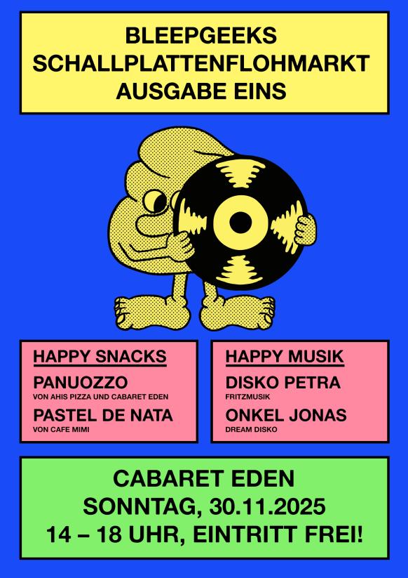 bleepgeeks Schallplattenflohmarkt Ausgabe Eins