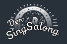 Logo Der SingSalon mit Noten und Micro