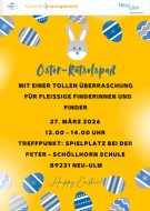 Einladung zum Oster-Rätselspaß am 27.03.26 von 12:00 Uhr bis 14:00 Uhr