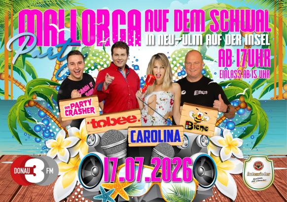 Line Up Mallorca Party auf dem Schwal 2026