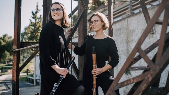 Friederike Friedmann und Raphaela Haußmann