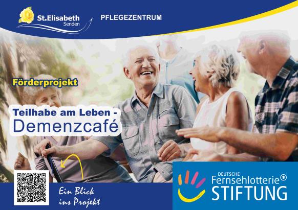 Heitere Seniorinnen und Senioren unterhalten sich.