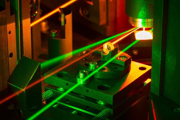 Versuchsaufbau der Qantenoptik, Laser