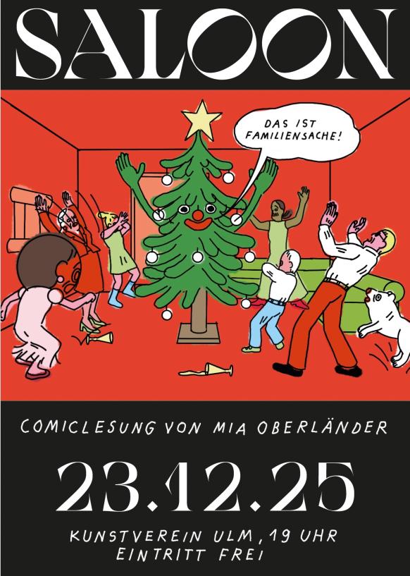 Plakat der Comiclesung