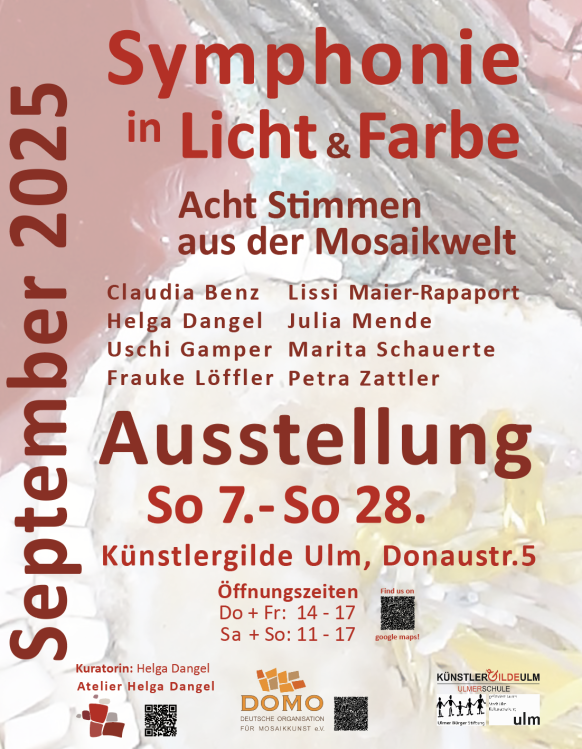 Info über Vernissage und Ausstellung Symphonie in Licht & Farbe