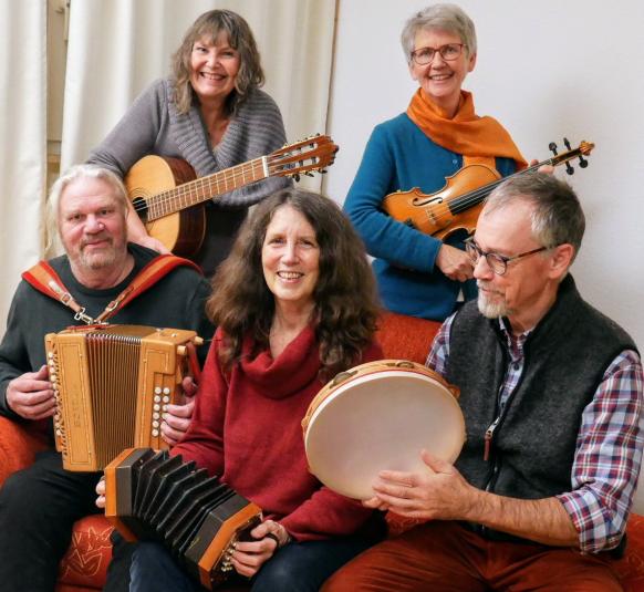 5 köpfige Band