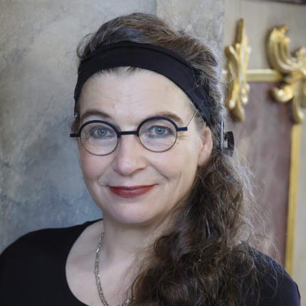 Gastgeberin der Lyriknacht & Co-Moderatorin Christine Langer