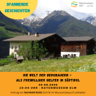 Bergabsuernhaus und Landschaft in S&uuml;dtirol