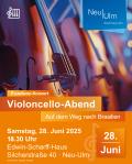 Plakat - Violoncello Abend