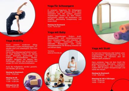 yogabilder und text