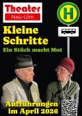 Das Plakat zum St&uuml;ck "Kleine Schritte"