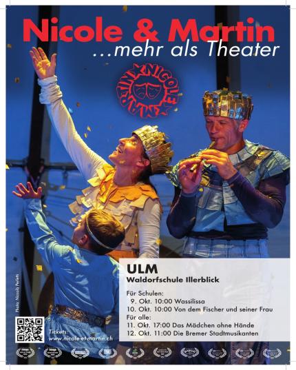 Veranstaltungsplakat Nicole & Martin ... mehr als Theater mit Veranstaltungsterminen