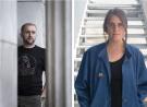 Die beiden Autpren des Abends:  Faruk Šehic und Franziska Füchsl