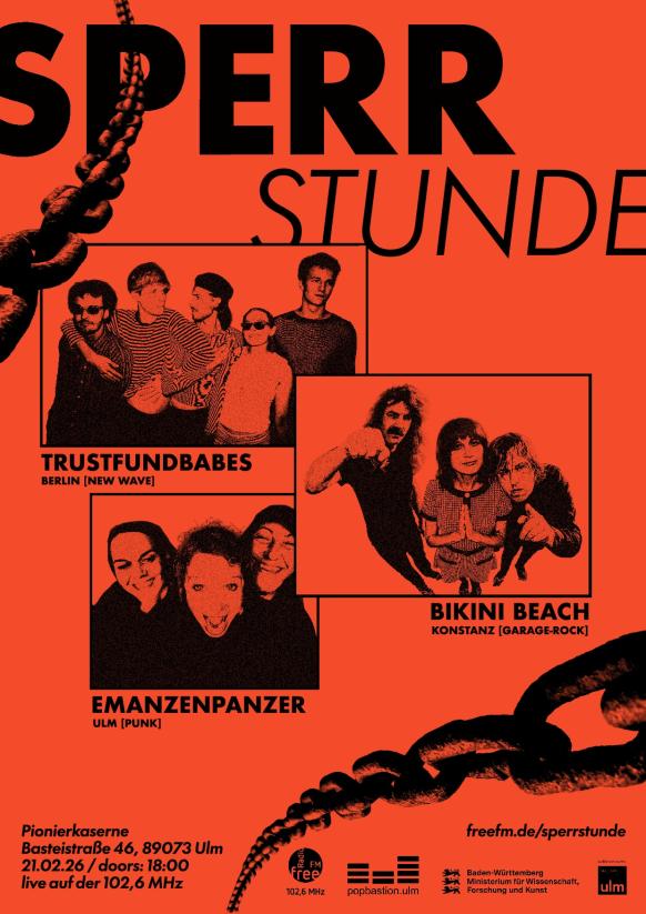 Bandfotos von Trustfundbabes, Binini Beach und Emanzenpanzer