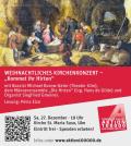 Konzertflyer "Kommet ihr Hirten"