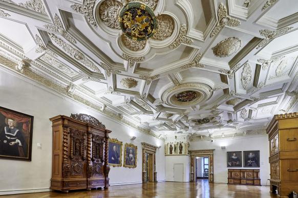 Innenaufnahme des Kiechelsaals im Museum Ulm