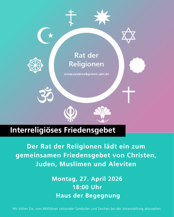 Die Symbole der Weltreligionen im Kreis angeordnet