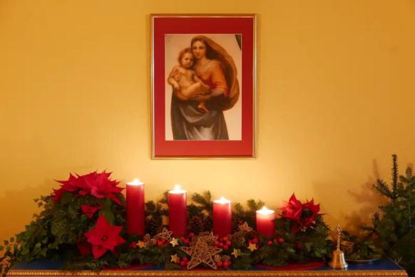 Heilig Abend im Ashram