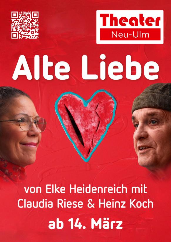 Das Theatermacher-Duo Claudia Riese und Heinz Koch ("Riese & Ko"), Plakat