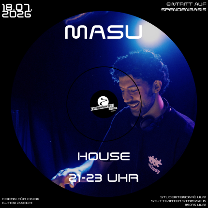 Bild DJ Masu mit Informationen zur Party