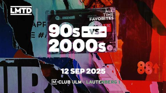 Veranstaltungsgrafik für den 12.09.2025 im M-Club Ulm