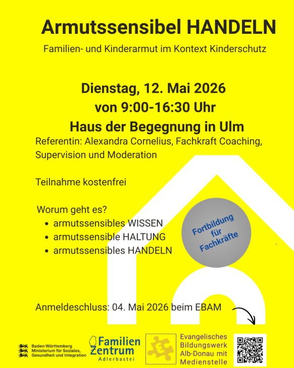 Flyer von Fortbildung mit Logos