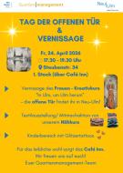 Freiteag 24.04.26 von 17:30 Uhr bis 19:30 Uhr 
Tag der offenen Tür & Vernissage im Quartiersmanagement (vorfeld)