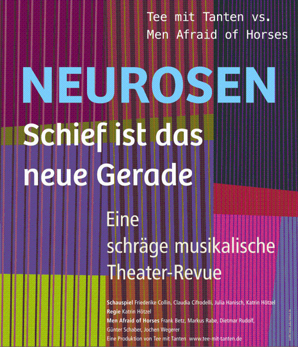 Plakat Neurosen. Schief ist das neue Gerade