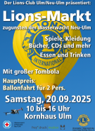 Plakat Lions Markt 2025