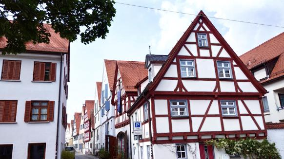 Auf dem Kreuz in Ulm