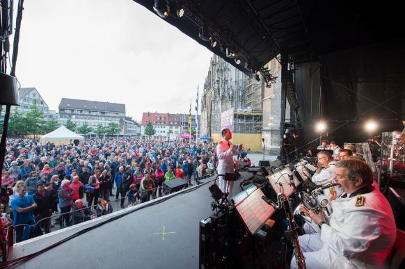 Die Big Band der Bundeswehr beim letzten Konzert in Ulm 2019.