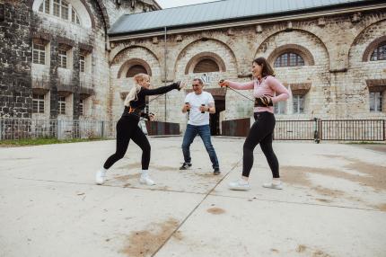 Shadowboxing auf der Wilhelmsburg Ulm