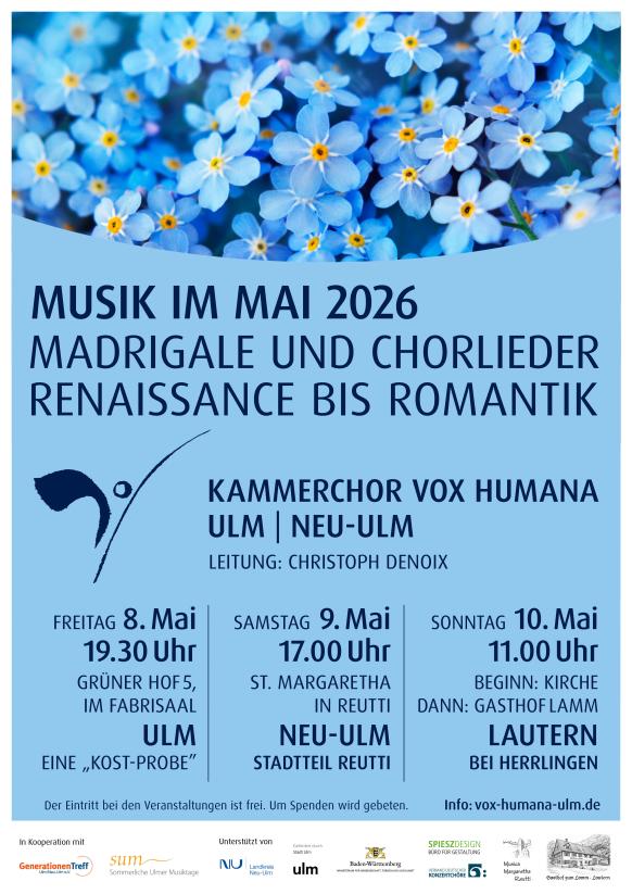 Konzerte Musik im Mai