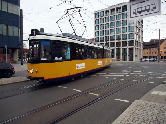 Straßenbahnwagen GT4 Nr. 10