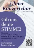 S&auml;ngerwerbung, Chor