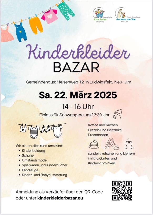 Plakat Kinderkleiderbazar