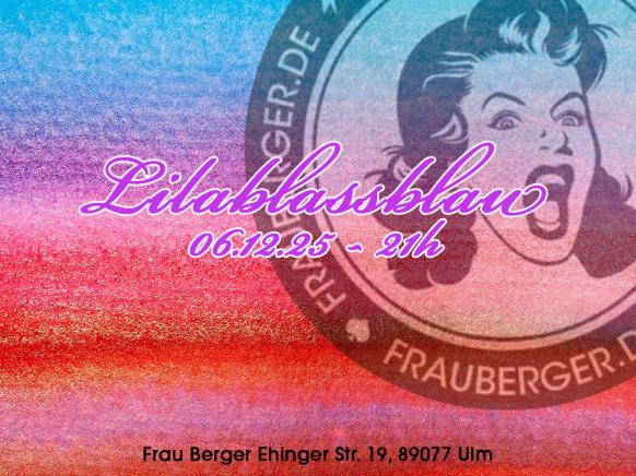 Lilablassblau Eventgrafik