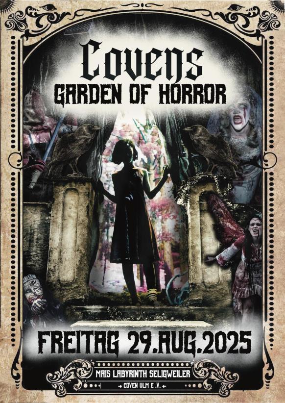 Plakat Covens Garden of Horror