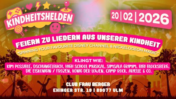 Eventgrafik f&uuml;r den 20.02.2026 in der Frau Berger