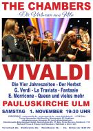 Konzertplakat "The Chambers" 01.11.25 Ulm